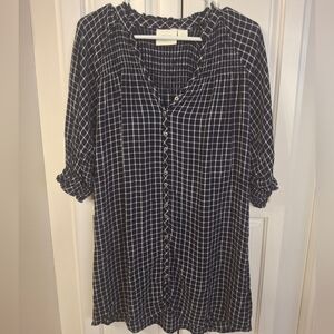 Maeve By Antropologie XSP Checkered Women's Dress